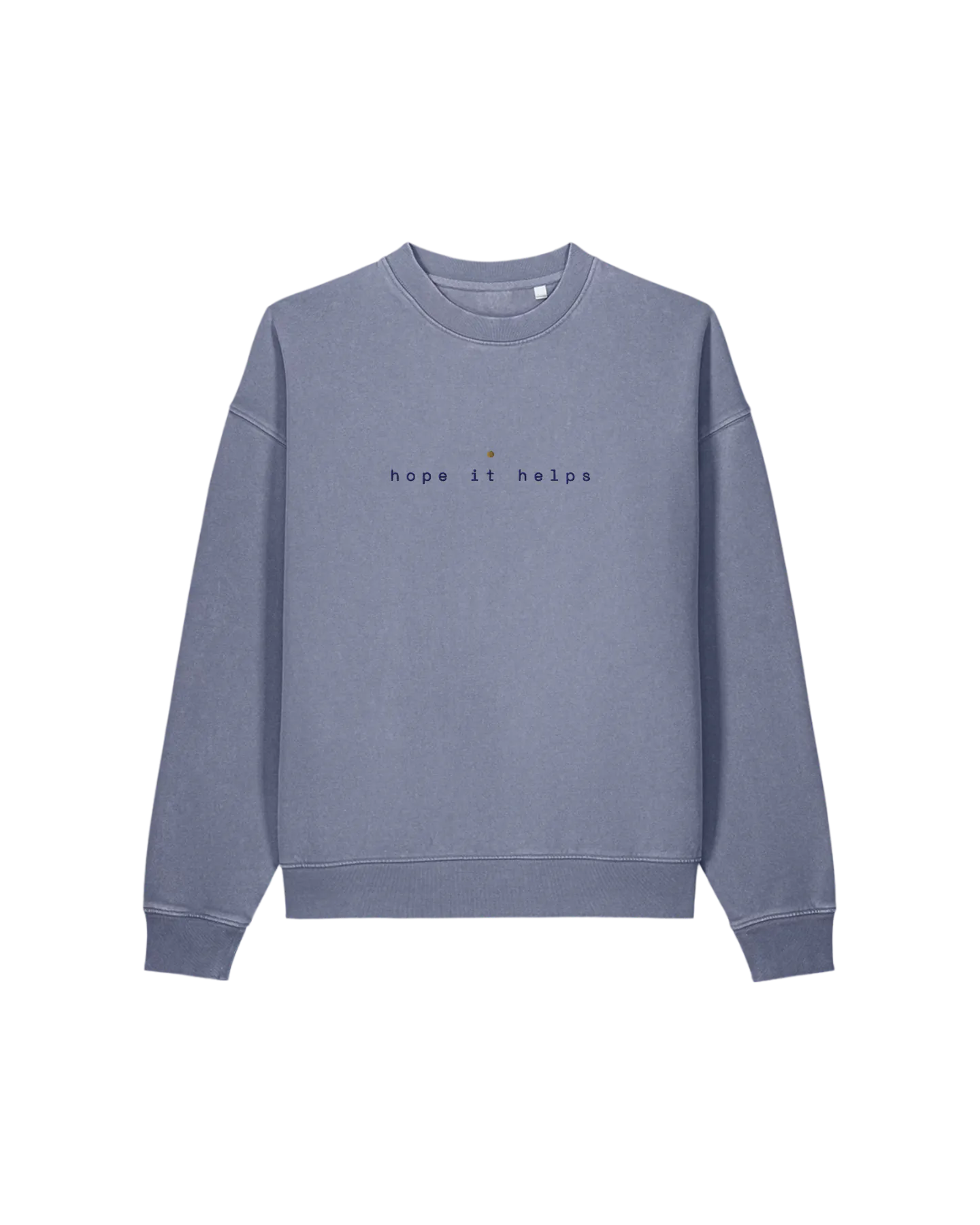 HIH Embroidered Vintage Crewneck Sweatshirt