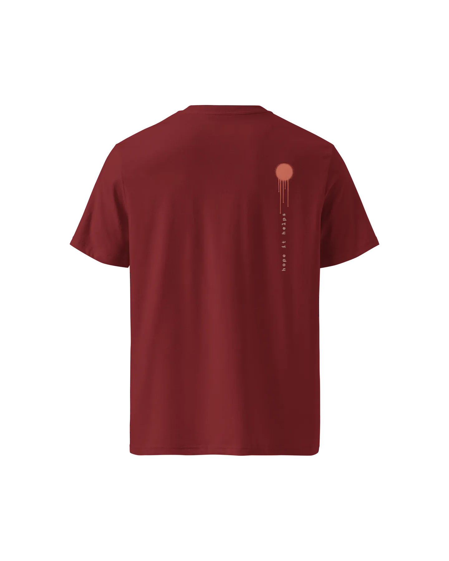 Unisex Flagship Dark in Burgundy, back