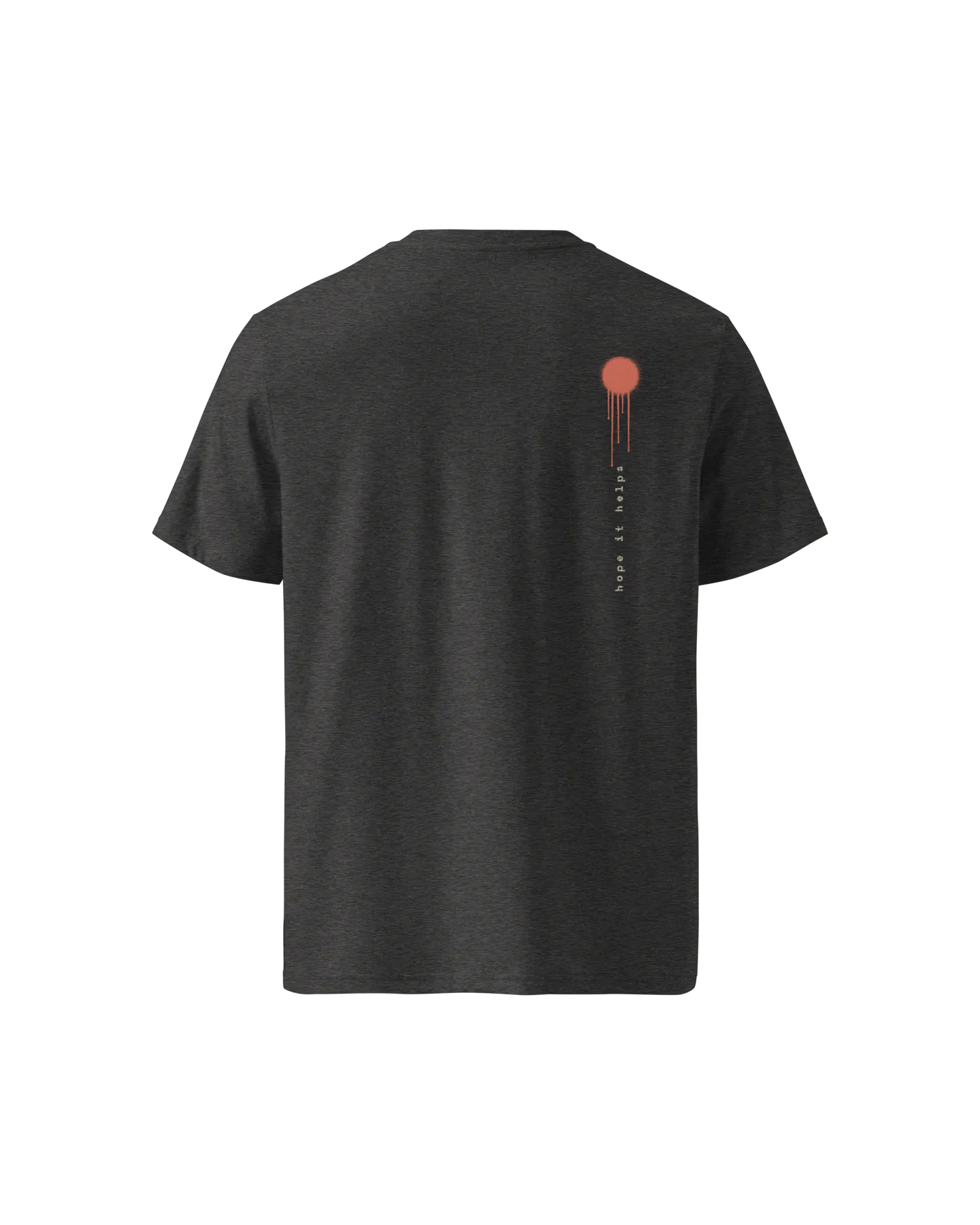 Unisex Flagship Dark in Dark Heather Grey, back