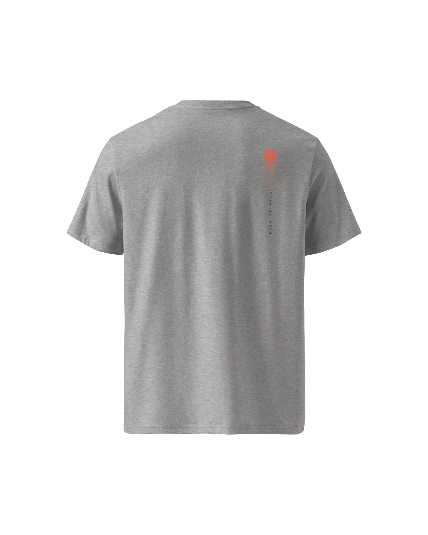 Unisex Flagship Light in Heather Grey, back