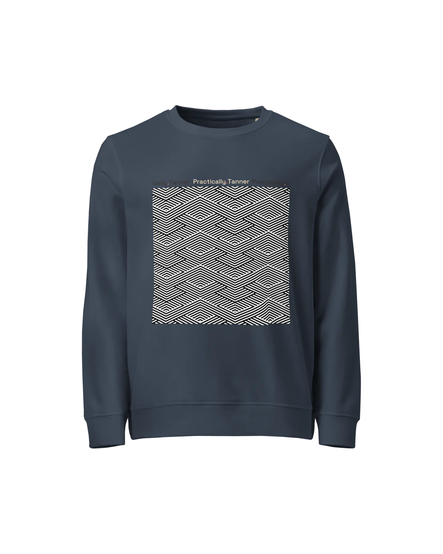 Organic Cotton Unisex Sweatshirt in French Navy