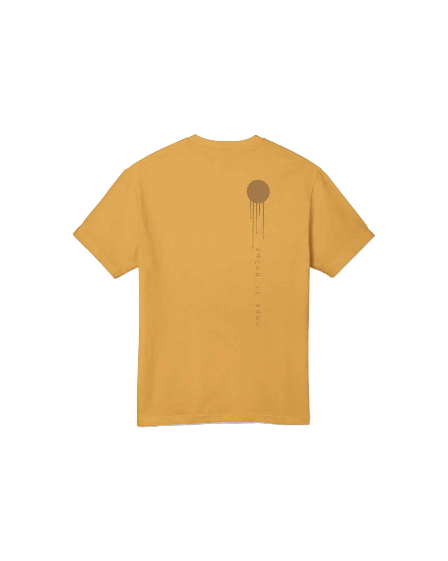 Men's Williamsburg Tee in Faded Mustard, back